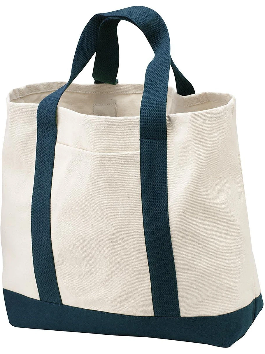 Port Authority Two Tone Shopping Tote 3 Port Authority Two Tone Shopping Tote - Image 3