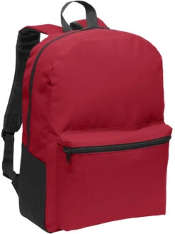 Port Authority Value Backpack -Thread Logic Store Port Authority Value Backpack Red 3