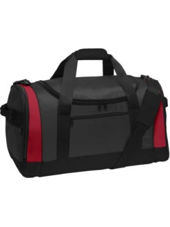 Port Authority Voyager Sports Duffel -Thread Logic Store Port Authority Voyager Sports Duffel Dark GreyRed 3