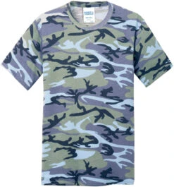 Port & Company Core Cotton Camo Tee -Thread Logic Store Port Company Core Cotton Camo Tee Woodland Blue Camo S 13