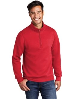 Port & Company Core Fleece 1/4-Zip Pullover Sweatshirt -Thread Logic Store Port Company Core Fleece 14 Zip Pullover Sweatshirt 3