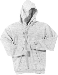 Port & Company Essential Fleece Pullover Hooded Sweatshirt -Thread Logic Store Port Company Essential Fleece Pullover Hooded Sweatshirt Ash S 17