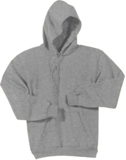 Port & Company Essential Fleece Pullover Hooded Sweatshirt -Thread Logic Store Port Company Essential Fleece Pullover Hooded Sweatshirt Athletic Heather S 5