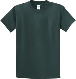Port & Company Essential T-Shirt -Thread Logic Store Port Company Essential T Shirt Dark Green S 13