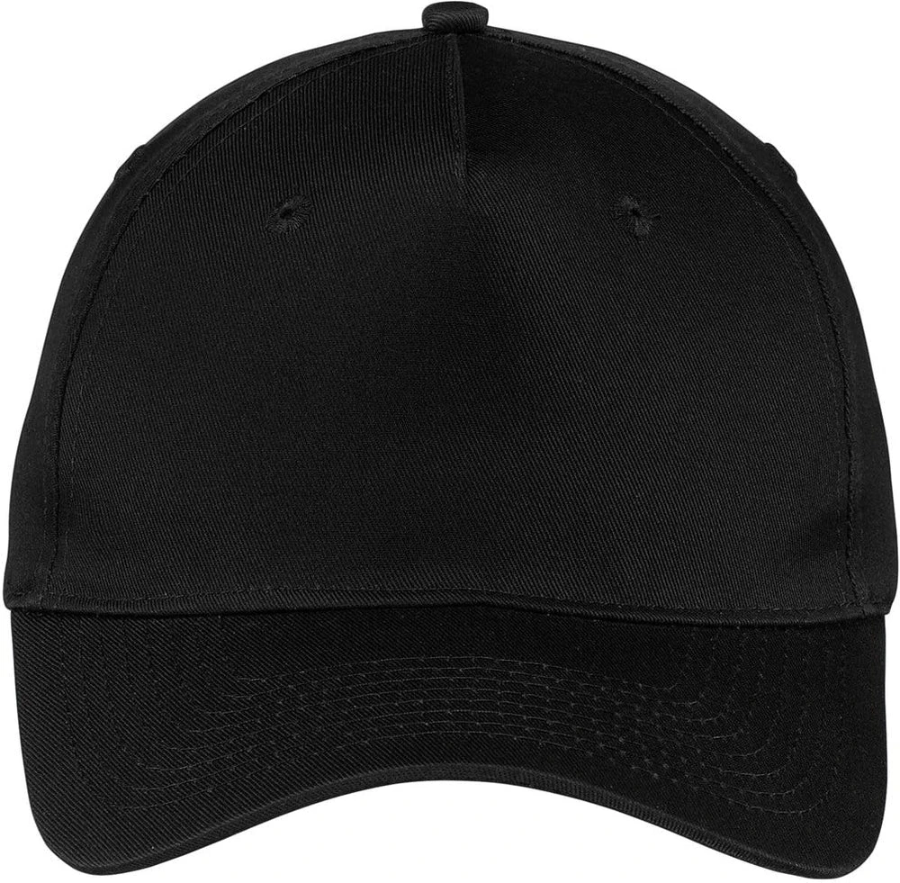 Port & Company Five-Panel Twill Cap 2 Port & Company Five-Panel Twill Cap - Image 2