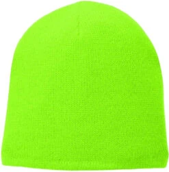 Port & Company Fleece-Lined Beanie Cap -Thread Logic Store Port Company Fleece Lined Beanie Cap Neon Green OSFA 6
