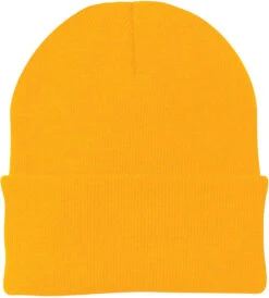 4-DAY EXPRESS - Port & Company Knit Cap -Thread Logic Store Port Company Knit Cap Athletic Gold 1 1b74f23a 485a 4c6c 8e8f 257410945b1b