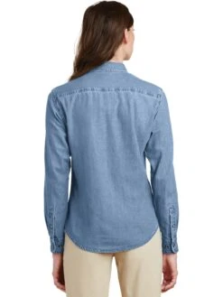 Port & Company Ladies Denim Shirt -Thread Logic Store Port Company Ladies Denim Shirt 4
