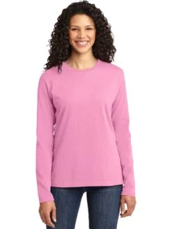 Port & Company Ladies Long Sleeve Cotton T-Shirt 36 Port & Company Ladies Long Sleeve Cotton T-Shirt -Thread Logic Store Port Company Ladies Long Sleeve Cotton T Shirt 15
