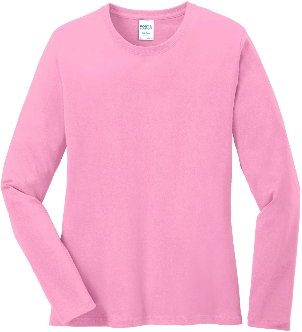 Port & Company Ladies Long Sleeve Cotton T-Shirt 15 Port & Company Ladies Long Sleeve Cotton T-Shirt - Image 15