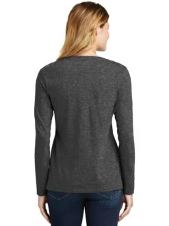 Port & Company Ladies Long Sleeve Fan Favorite V-Neck Tee 32 Port & Company Ladies Long Sleeve Fan Favorite V-Neck Tee -Thread Logic Store Port Company Ladies Long Sleeve Fan Favorite V Neck Tee 12