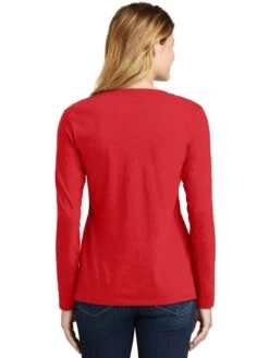 Port & Company Ladies Long Sleeve Fan Favorite V-Neck Tee 28 Port & Company Ladies Long Sleeve Fan Favorite V-Neck Tee -Thread Logic Store Port Company Ladies Long Sleeve Fan Favorite V Neck Tee 8