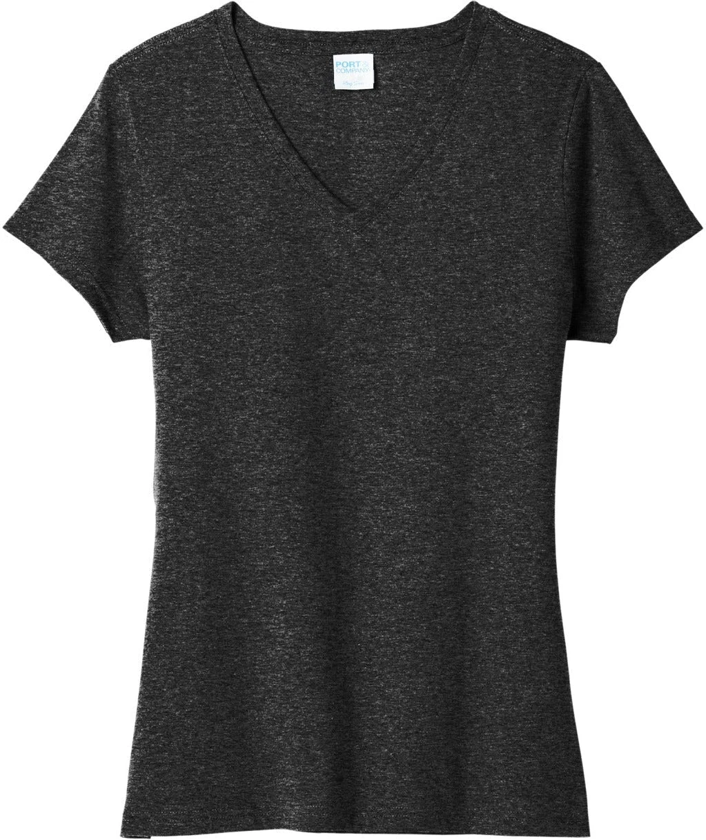 Port & Company Ladies Tri-Blend V-Neck Tee 7 Port & Company Ladies Tri-Blend V-Neck Tee - Image 7