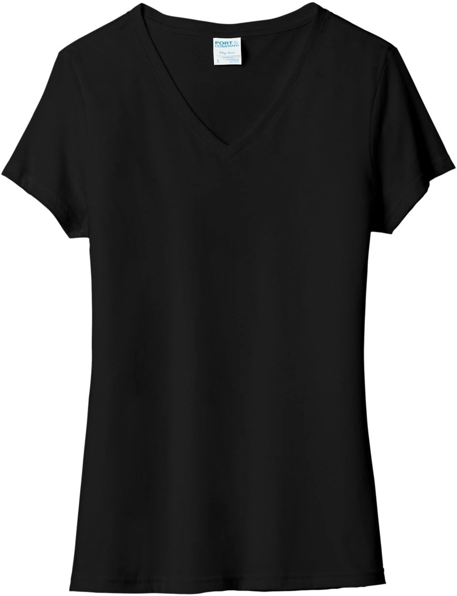 Port & Company Ladies Tri-Blend V-Neck Tee 3 Port & Company Ladies Tri-Blend V-Neck Tee - Image 3