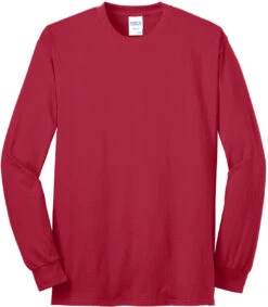 Port & Company Tall Long Sleeve Core Blend Tee -Thread Logic Store Port Company Tall Long Sleeve Core Blend Tee Red LT 20