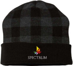 Cap America Plaid Knit With Cuff