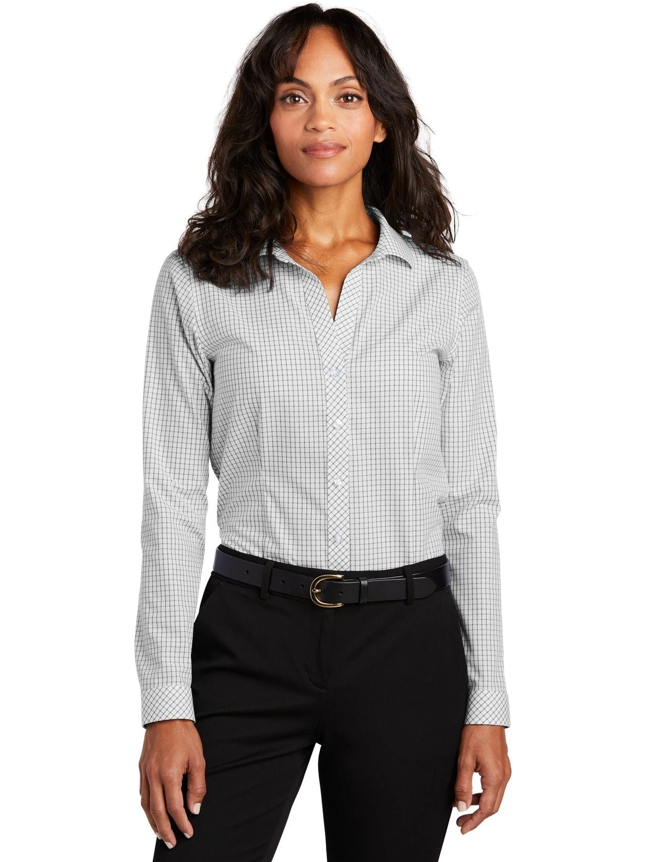 Red House Ladies Open Ground Check Non-Iron Shirt 4 Red House Ladies Open Ground Check Non-Iron Shirt - Image 4