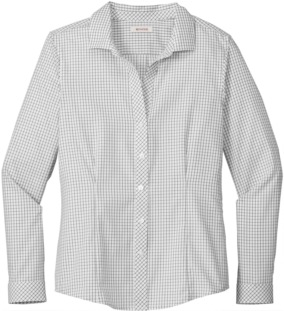 Red House Ladies Open Ground Check Non-Iron Shirt 2 Red House Ladies Open Ground Check Non-Iron Shirt - Image 2