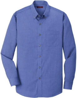 Red House Non Iron Nailshead Dress Shirt -Thread Logic Store Red House Non Iron Nailshead Dress Shirt Mediterranean Blue XS 17