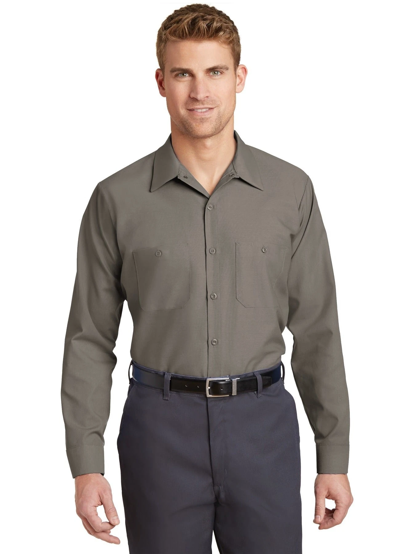 Red Kap Long Sleeve Industrial Work Shirt 17 Red Kap Long Sleeve Industrial Work Shirt - Image 17