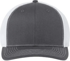 Richardson 112+ R-Flex Adjustable Trucker Cap -Thread Logic Store Richardson 112 R Flex Adjustable Trucker Cap CharcoalWhite OSFA 16