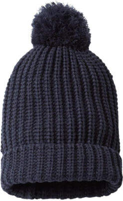 Richardson Chunky Cable With Cuff & Pom Beanie -Thread Logic Store Richardson Chunky Cable with Cuff Pom Beanie Navy 1 Size 8