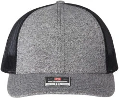 Richardson Low Pro Heather Trucker -Thread Logic Store Richardson Low Pro Heather Trucker Black HeatherBlack OSFA 4