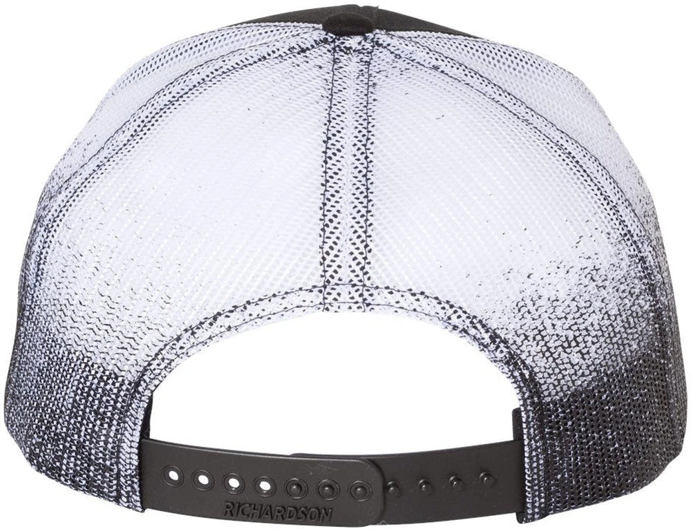 Richardson Printed MeshBack Trucker Cap 3 Richardson Printed MeshBack Trucker Cap - Image 3