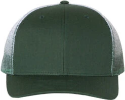 Richardson Printed MeshBack Trucker Cap 24 Richardson Printed MeshBack Trucker Cap -Thread Logic Store Richardson Printed MeshBack Trucker Cap Dark GreenDark Green to White Fade OSFA 4