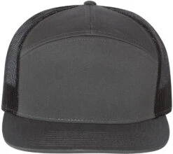 Richardson Seven-Panel Trucker Cap 23 Richardson Seven-Panel Trucker Cap -Thread Logic Store Richardson Seven Panel Trucker Cap CharcoalBlack OSFA 4