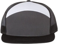 Richardson Seven-Panel Trucker Cap 29 Richardson Seven-Panel Trucker Cap -Thread Logic Store Richardson Seven Panel Trucker Cap CharcoalBlackWhite OSFA 10