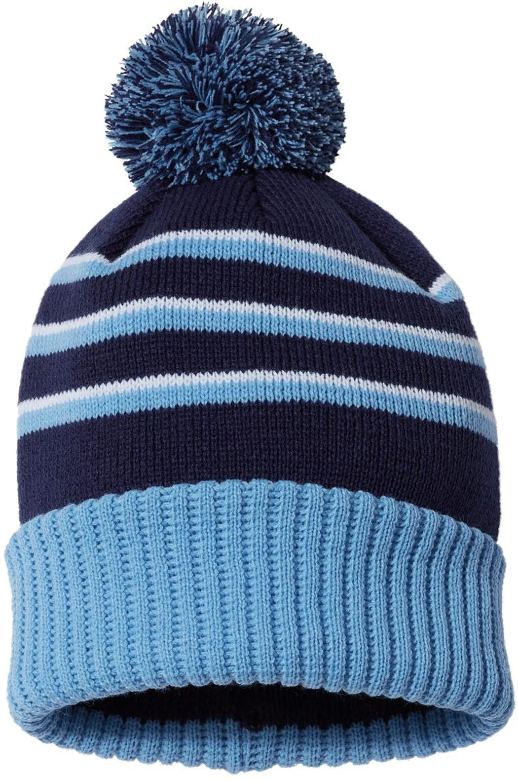 Richardson Stripe Pom Cuffed Beanie 8 Richardson Stripe Pom Cuffed Beanie - Image 8