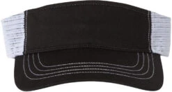 Richardson Trucker Visor -Thread Logic Store Richardson Trucker Visor BlackWhite OSFA 4