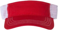 Richardson Trucker Visor -Thread Logic Store Richardson Trucker Visor RedWhite OSFA 16