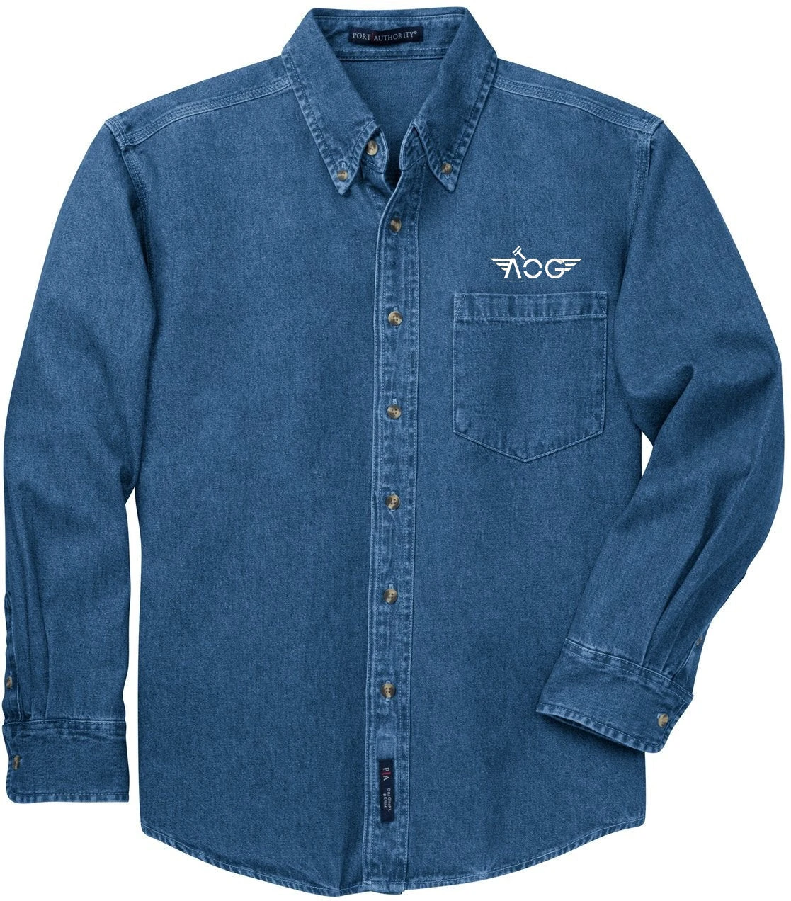 Port Authority Heavyweight Denim Shirt 1 Port Authority Heavyweight Denim Shirt