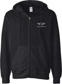 OUTLET-Independent Trading Co. Midweight Full-Zip Hooded Sweatshirt 