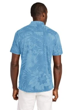 Tommy Bahama Santiago Paradise Polo -Thread Logic Store ST227544TB chambrayblue model back