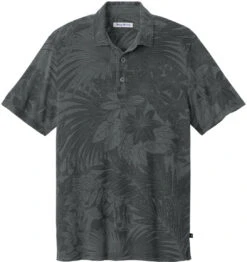 Tommy Bahama Santiago Paradise Polo -Thread Logic Store ST227544TB coal flat front