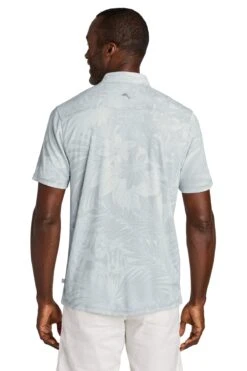 Tommy Bahama Santiago Paradise Polo -Thread Logic Store ST227544TB zincgrey model back
