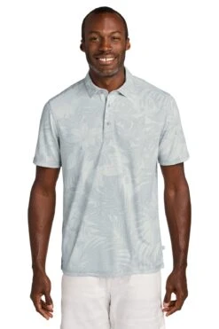 Tommy Bahama Santiago Paradise Polo -Thread Logic Store ST227544TB zincgrey model front