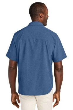 Tommy Bahama Sandy Point Short Sleeve Shirt -Thread Logic Store ST326815TB classicblue model back