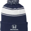 Sport-Tek Stripe Pom Pom Beanie