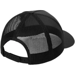 Sport-Tek Yupoong Retro Trucker 5-Panel Cap 33 Sport-Tek Yupoong Retro Trucker 5-Panel Cap -Thread Logic Store STC54 BLACKBLACK Hat Back