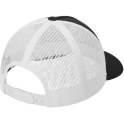 Sport-Tek Yupoong Retro Trucker 5-Panel Cap 36 Sport-Tek Yupoong Retro Trucker 5-Panel Cap -Thread Logic Store STC54 BLACKWHITE Hat Back