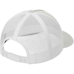 Sport-Tek Yupoong Retro Trucker 5-Panel Cap 24 Sport-Tek Yupoong Retro Trucker 5-Panel Cap -Thread Logic Store STC54 SILVERWHITE Hat Back