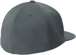 Sport-Tek Flexfit Flat Bill Cap 21 Sport-Tek Flexfit Flat Bill Cap -Thread Logic Store STC56 irongrey hat back