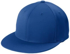 Sport-Tek Flexfit Flat Bill Cap 28 Sport-Tek Flexfit Flat Bill Cap -Thread Logic Store STC56 trueroyal hat left