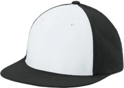 Sport-Tek Pro-Cut Stretch-Tek Cap -Thread Logic Store STC64 whiteblackblack hat left 8d34c73b a2fe 4eea a455 d8ce6a126b96