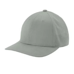 Sport-Tek Pro-Cut Adjustable Cap -Thread Logic Store STC65 silver hat left
