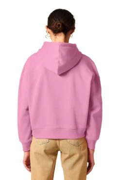 Stanley/Stella Ladies Stella Nora Hooded Sweatshirt -Thread Logic Store SXW035 bubblepink model back a450feb7 aeb2 45fc ad0e e66a187456e4